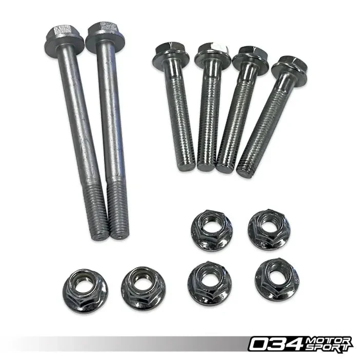 034Motorsport Upper Control Arm Hardware Kit for B8/B8.5 Audi A4/S4/RS4, A5/S5/RS5, Q5/SQ5, C7/C7.5 A6/S6/RS6, A7/S7/RS7, & 95B Porsche Macan