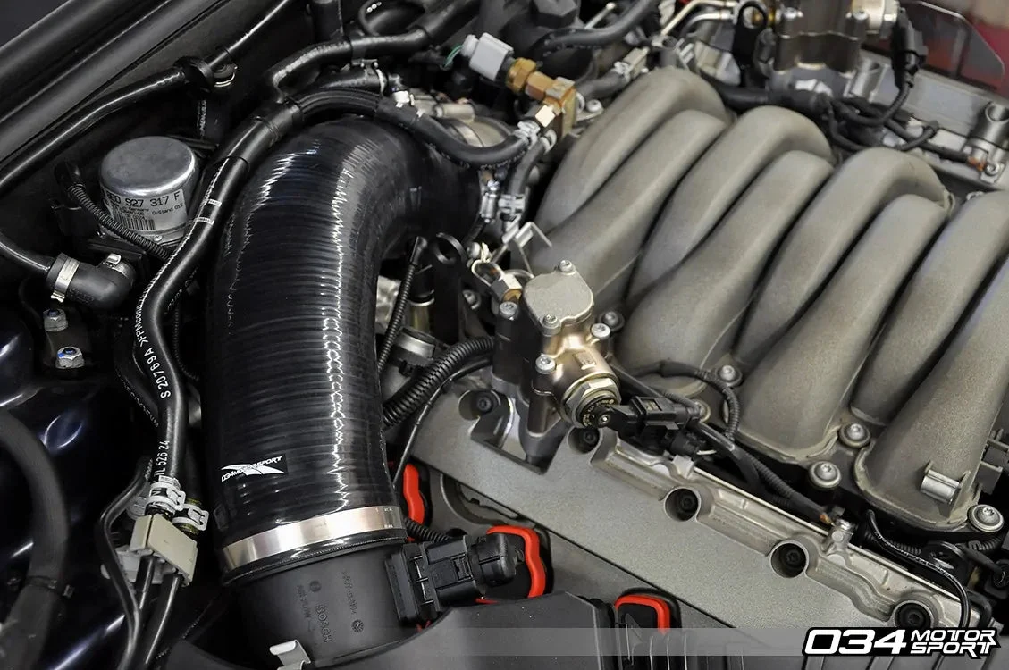 Silicone Throttle Body Inlet Hose, High-Flow, B8 Audi S5 4.2L FSI V8