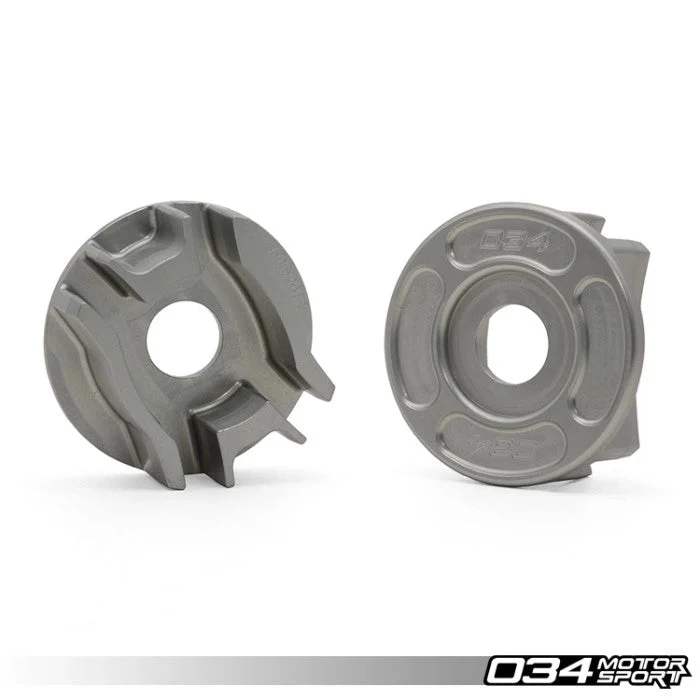034Motorsport Billet Aluminum Rear Differential Carrier Mount Insert Kit, B8 Audi A4/S4/RS4, A5/S5/RS5, Q5/SQ5 & C7 Audi A6/S6/RS6, A7/S7/RS7