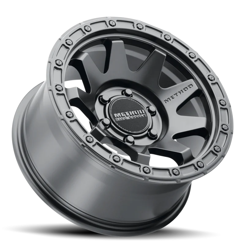 Method MR317 17x9 -12mm Offset 5x5 71.50mm CB Matte Black Wheel