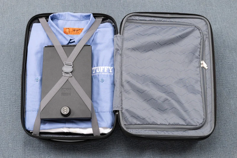 Tuffy Portable Safe/Large 10Inlx6 1/2Inwx2Int Foam Lined