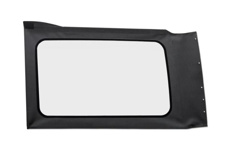 Bestop 58301-35 - OE JL Replacement Windows Jeep 2018-26 Wrangler JL Quarter Left Hand 4-Door Black Vinyl Clear