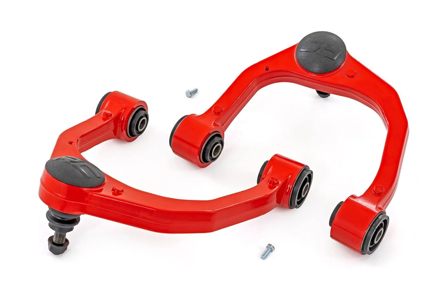 Rough Country 74401RED - - Red Forged Upper Control Arms - OE Upgrade - Toyota 4Runner (10-24)/Tacoma (05-23)