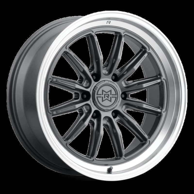 Method Wheels MR80331080818N - Method Raised MR803 22x10 / 8x6.5 BP / -18mm Offset / 121.3mm Bore - Gloss Titanium Wheel