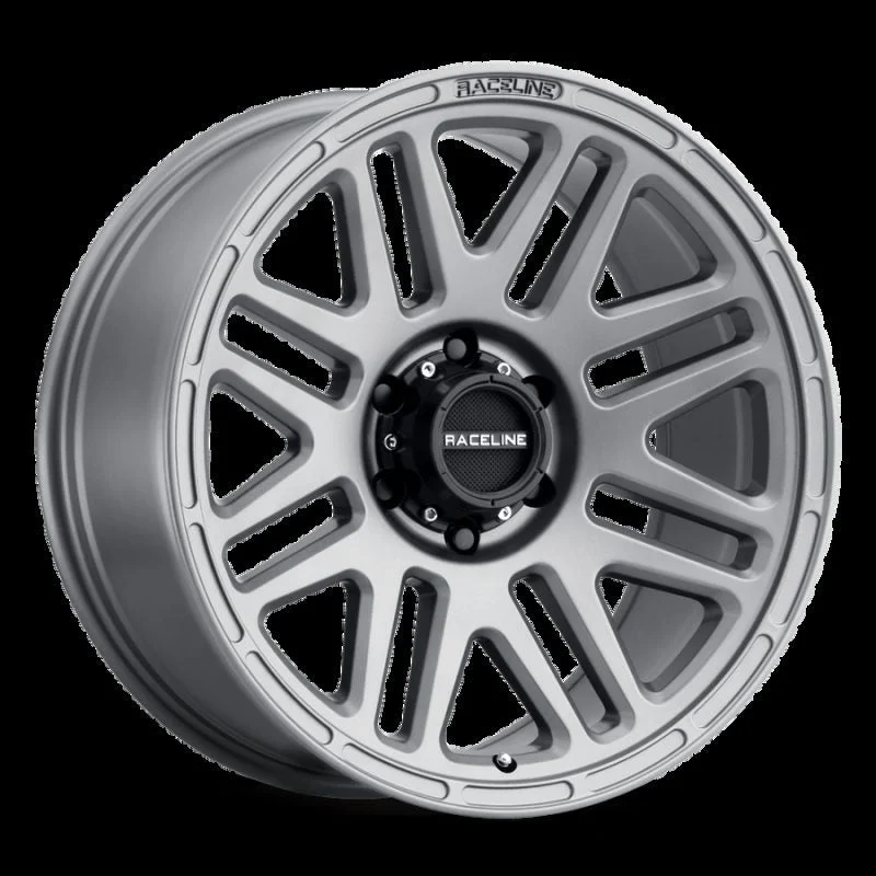 Raceline 944GS-68012-00 - Aluminum Wheels 16x8 Outlander 944GS Greystone Gray 0 Offset 5 on 114.3 Bolt Pattern 78.1 Bore