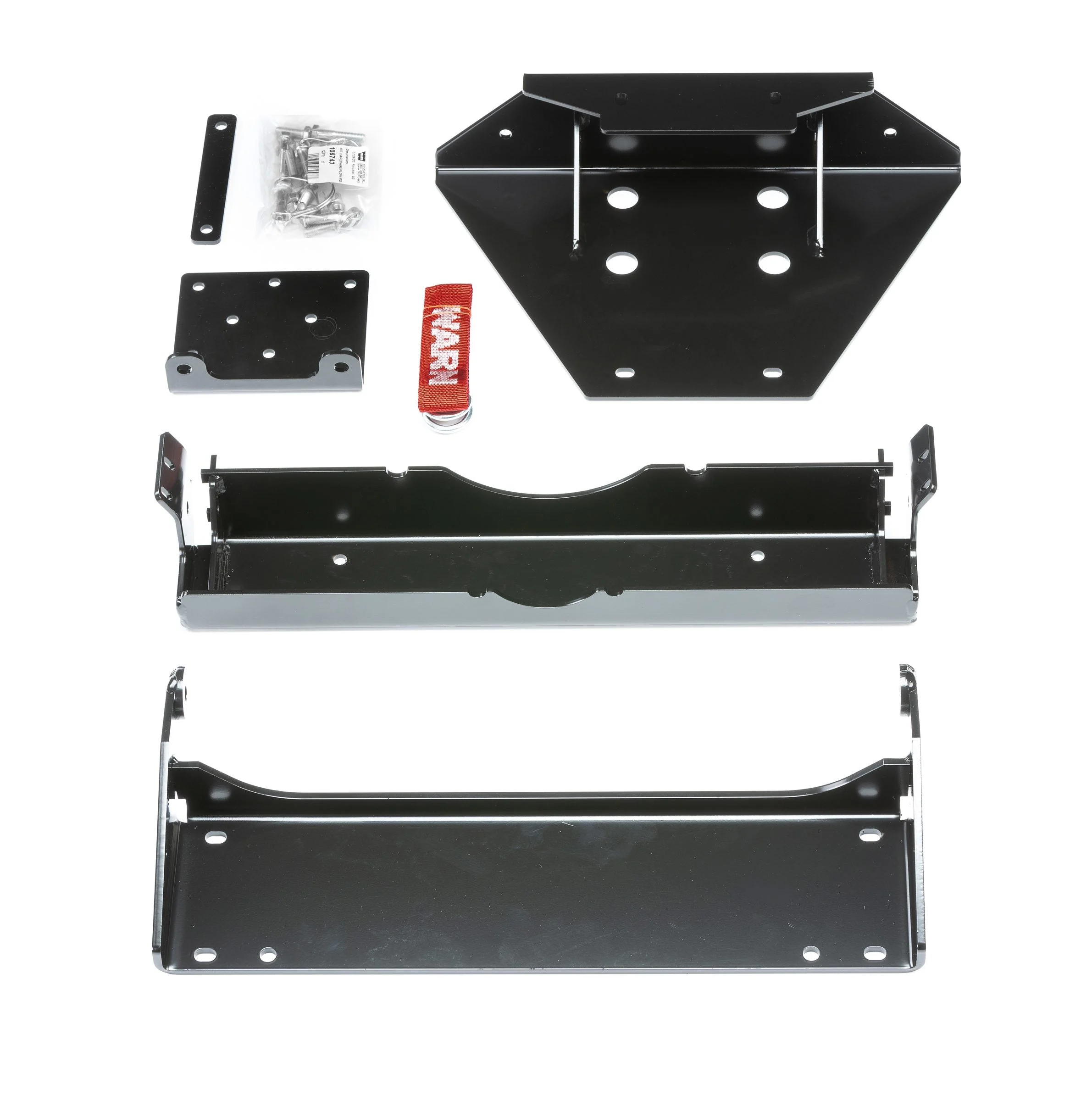 Warn 106720 - Industries Plow Mount Kawasaki UTV - Front