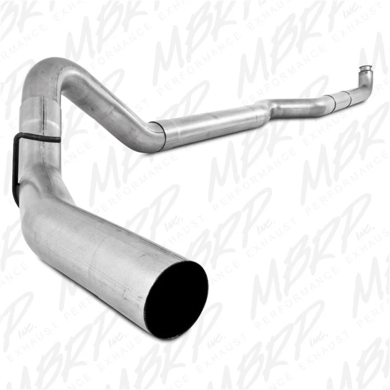 MBRP S6004PLM - 4 Inch Single Side Aluminized Steel No Muffler For 01-07 Silverado/Sierra 2500/3500 Duramax Classic Extended/Crew Cab