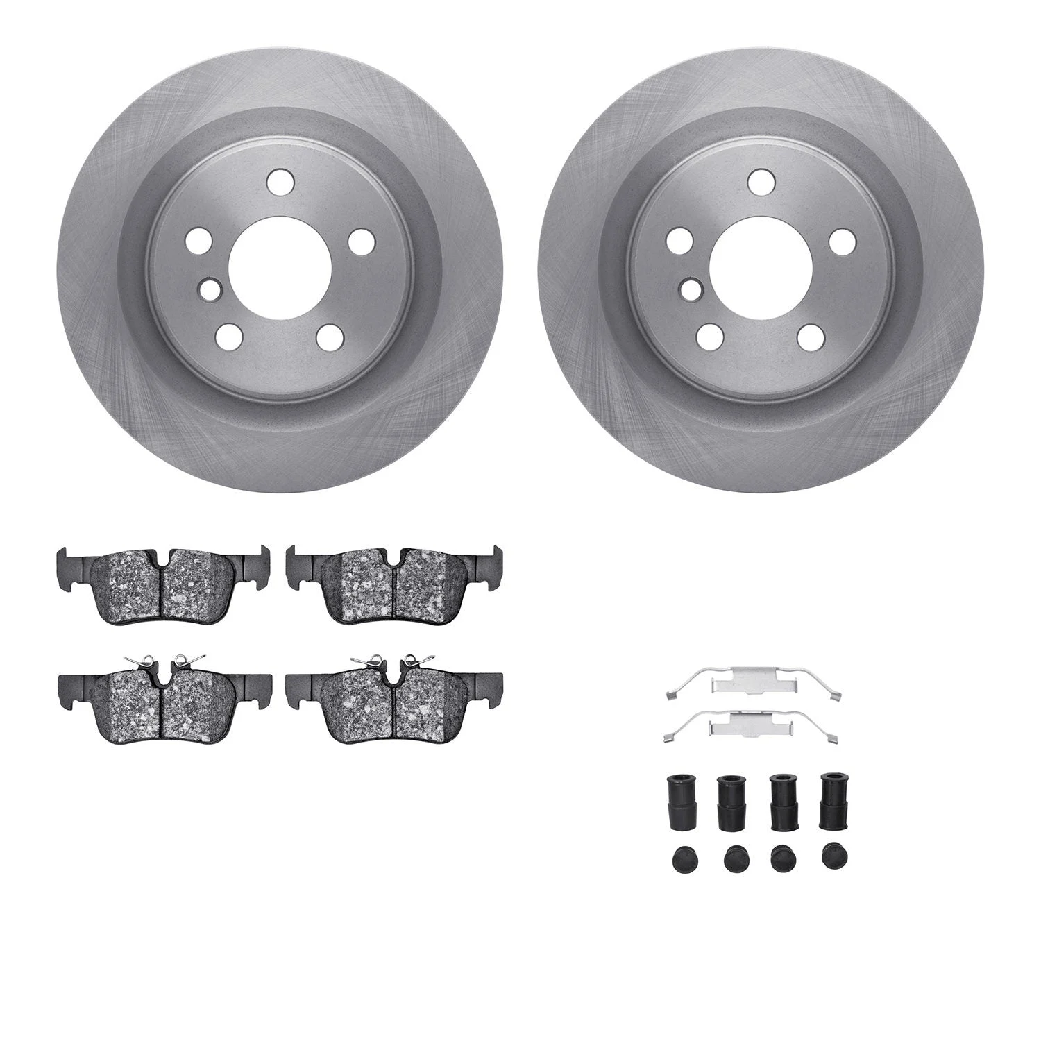 R1 Concepts WFTH1-31489 - Brake Rotor- Blank with Euro Ceramic Pads & Hdw