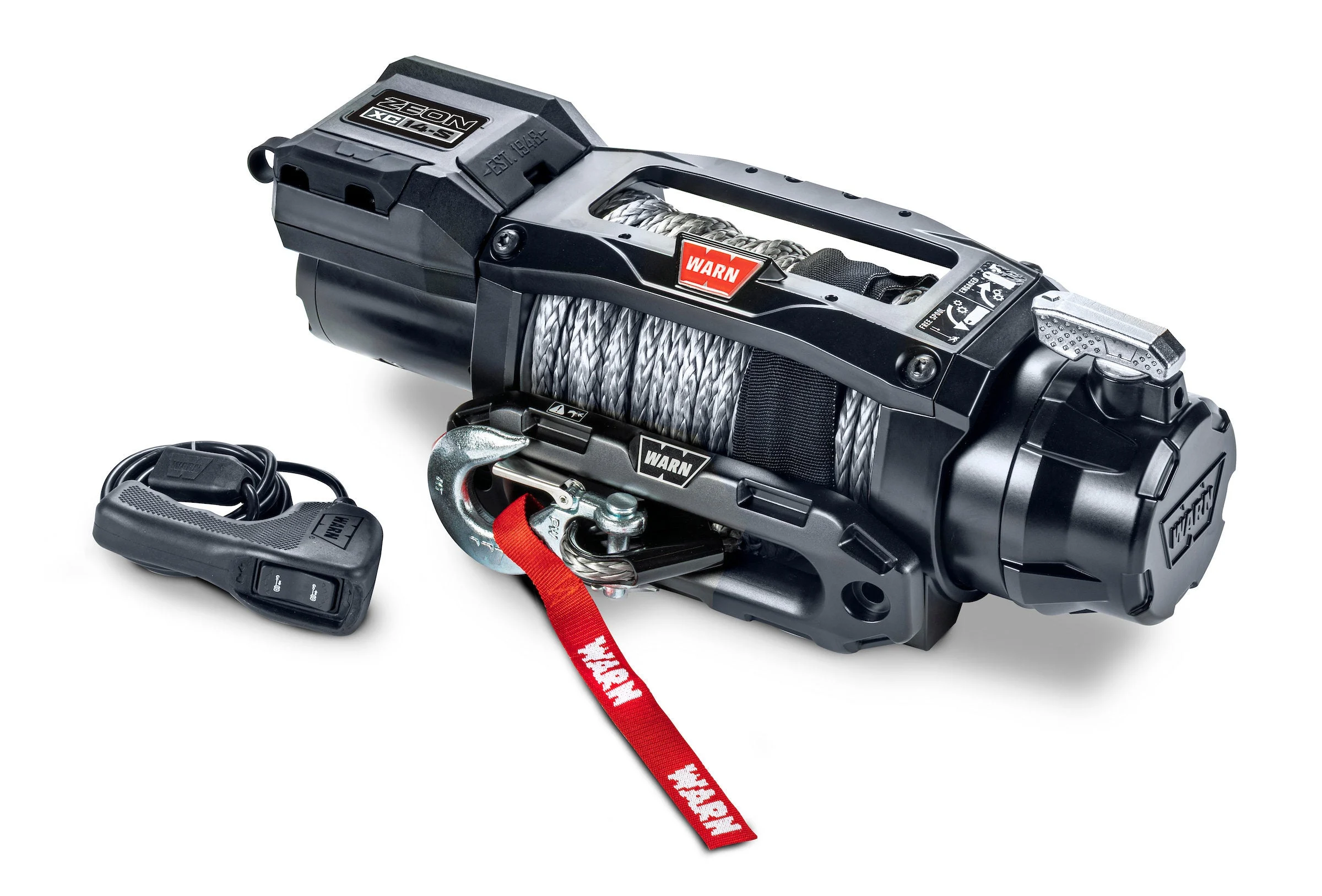 Warn 110514 - Zeon XC 14-S Winch 14000lb Synthetic Rope