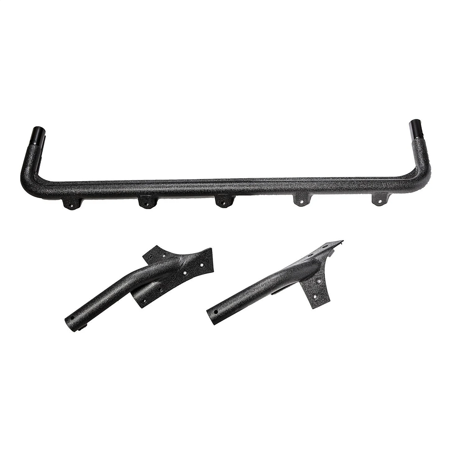 Rugged Ridge 11232.21 - 07-18 Jeep Wrangler JK Textured Black Windshield Mount Light Bar