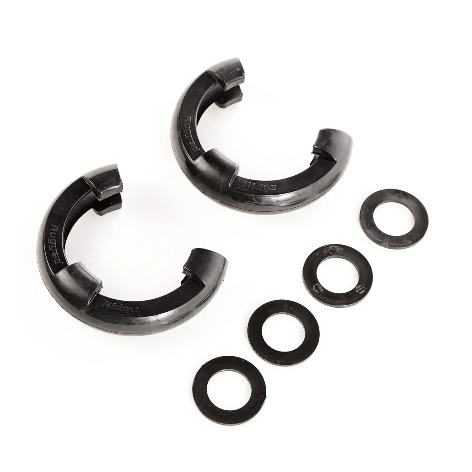 Rugged Ridge 11235.30 - Black 3/4in D-Ring Isolator Kit