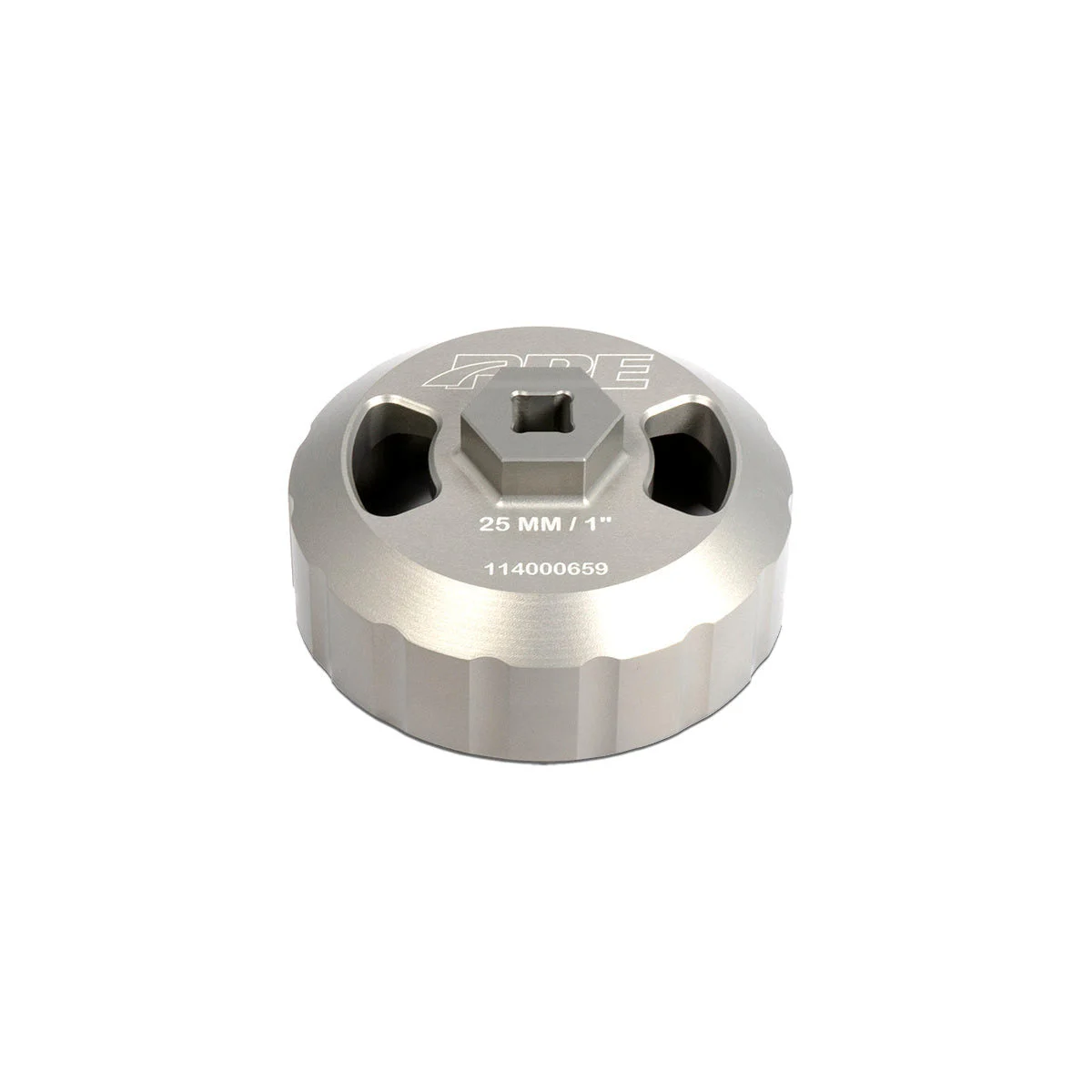 PPE 114000659 - Hard Anodized Billet Aluminum Engine Oil Filter Socket-76mm 14F