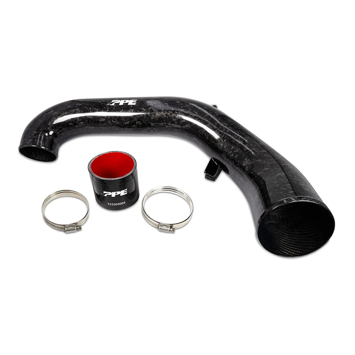 PPE 115020370 - 2020-2023 GM 1500 3.0L Zilla Carbon Fiber Intake Tube Forged Carbon Design  Power