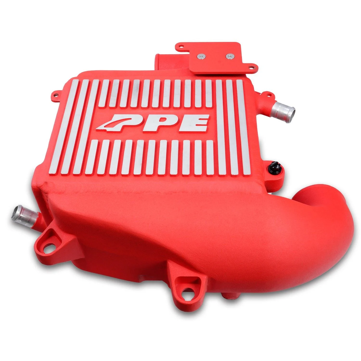 PPE 115030012 - 2020-2023 GM 3.0L Duramax LM2, LZO Air-To-Water Intercooler Kit Red  Diesel