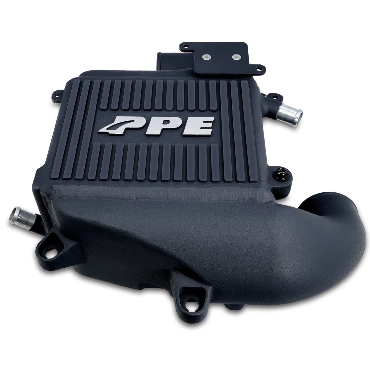 PPE 115030020 - 2020-2023 GM 3.0L Duramax LM2, LZO Air-To-Water Intercooler Kit Black  Diesel