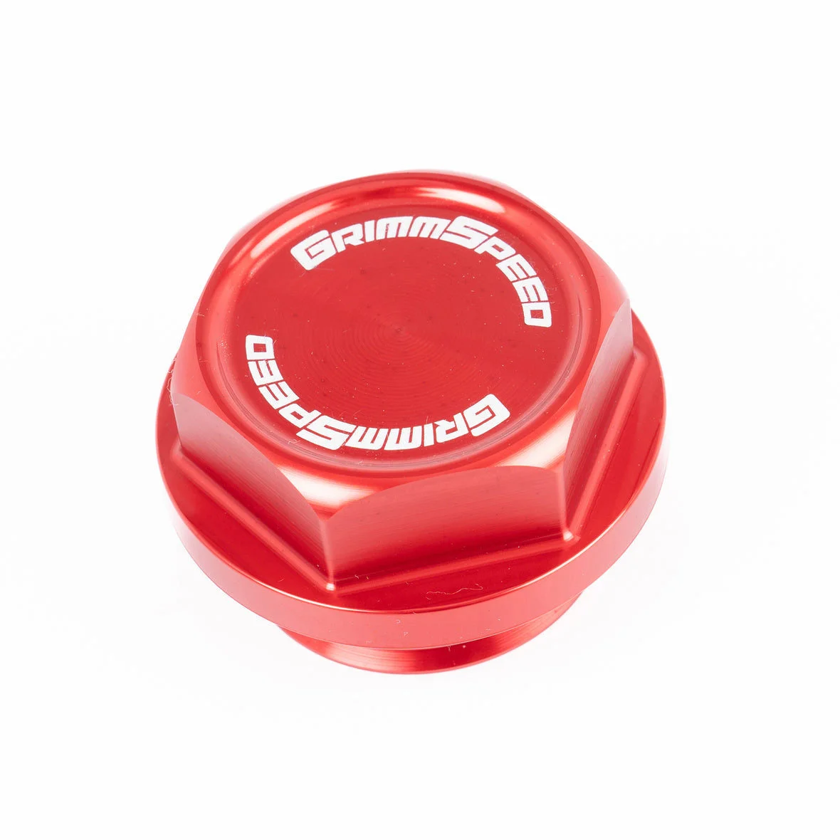 GrimmSpeed 120014RED - 89-21 Subaru Bolt Oil Cap Kit Red