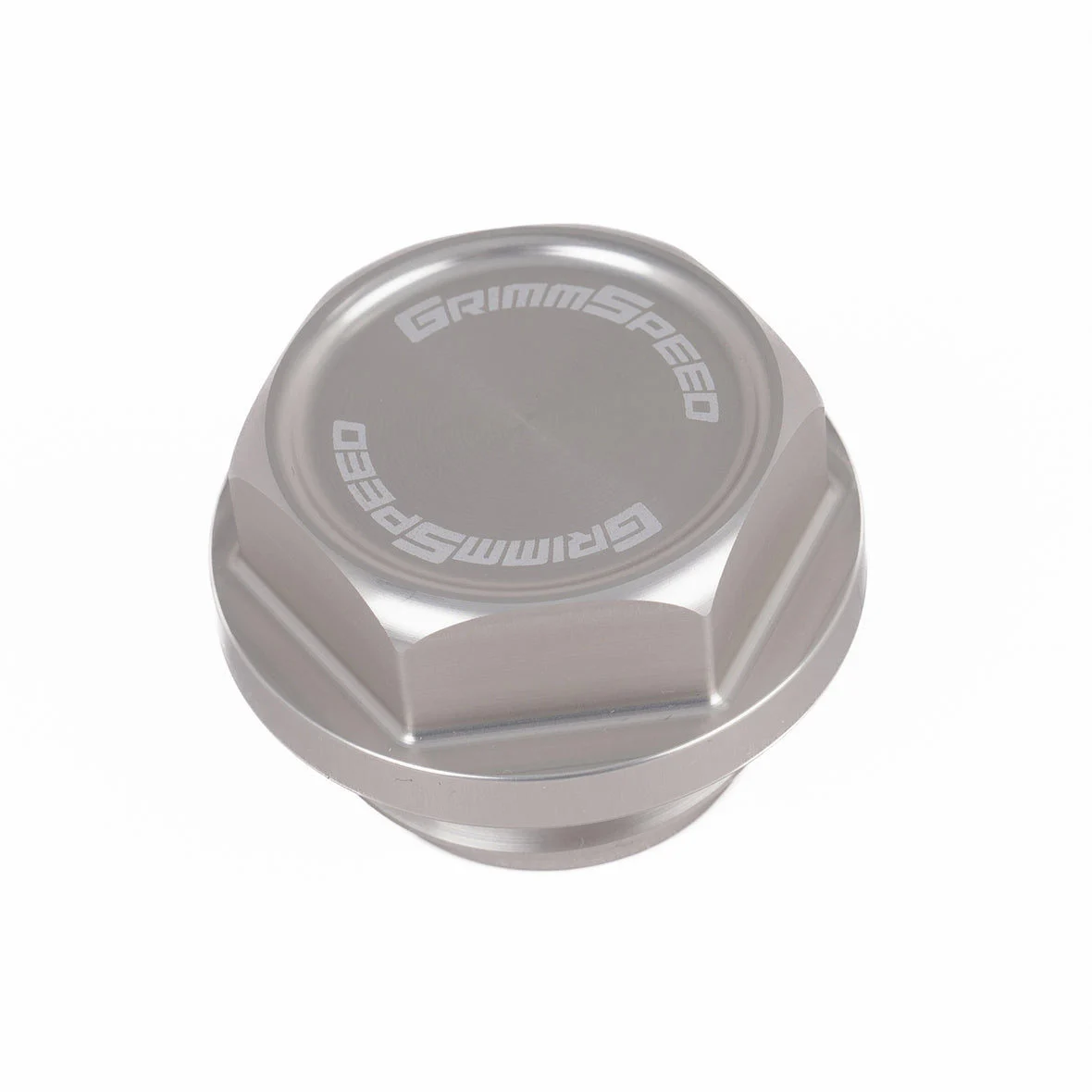 GrimmSpeed 120014SIL - 89-21 Subaru Bolt Oil Cap Kit Silver