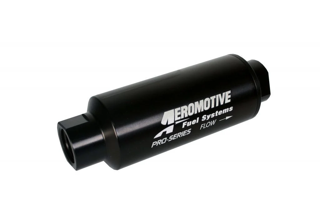 Aeromotive 12339 - Pro-Series In-Line Fuel Filter - ORB-12 - 10 Micron Microglass Element