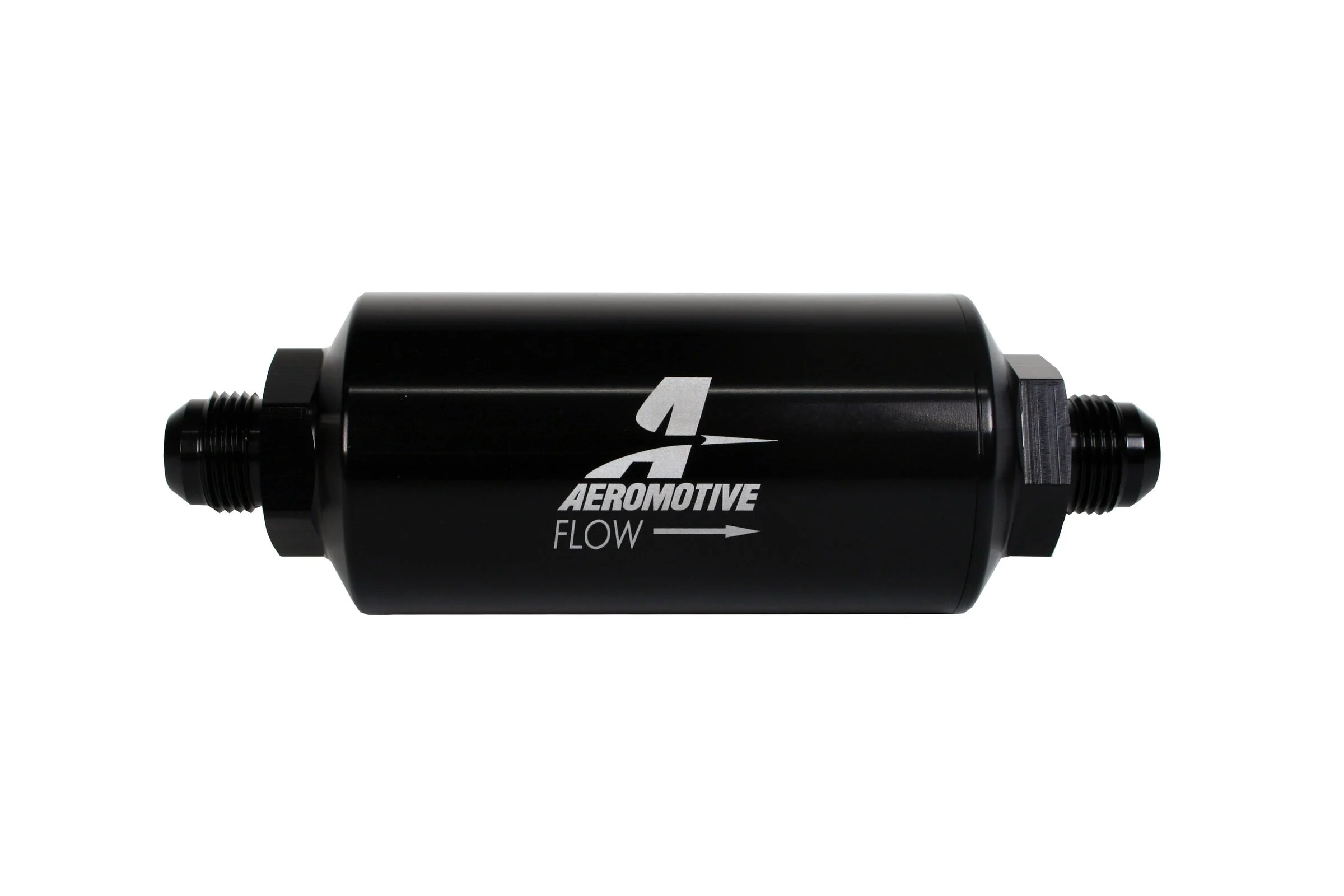Aeromotive 12379 - In-Line Filter - (AN -08 Male) 100 Micron Stainless Steel Element