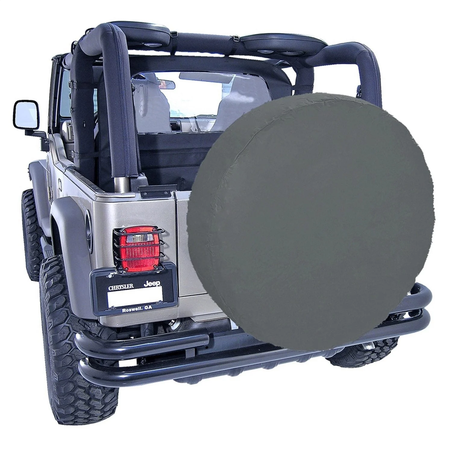 Rugged Ridge 12804.35 - 35-36 Inch Tire Cover Black Diamond
