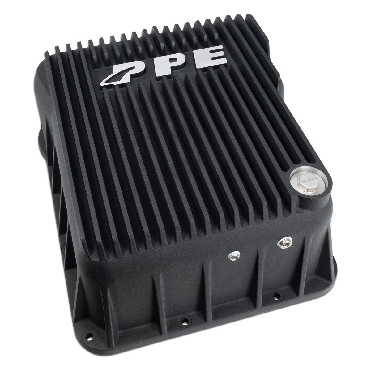PPE 128051020 - 2001-2019 GM 6.6L DURAMAX W/ ALLISON 1000-2000-2400 SERIES TRANSMISSION HEAVY-DUTY DEEP ALUMINUM TRANSMISSION PAN Black