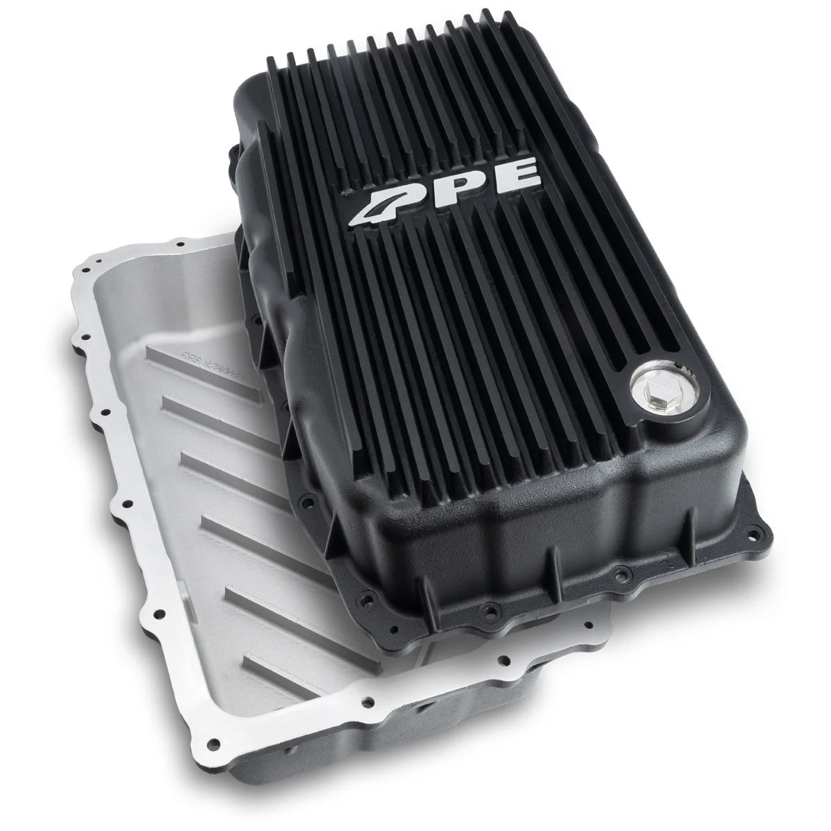 PPE 128051120 - Deep 10L80 Transmission Pan GM 3.0L Duramax 2020-2023 Black