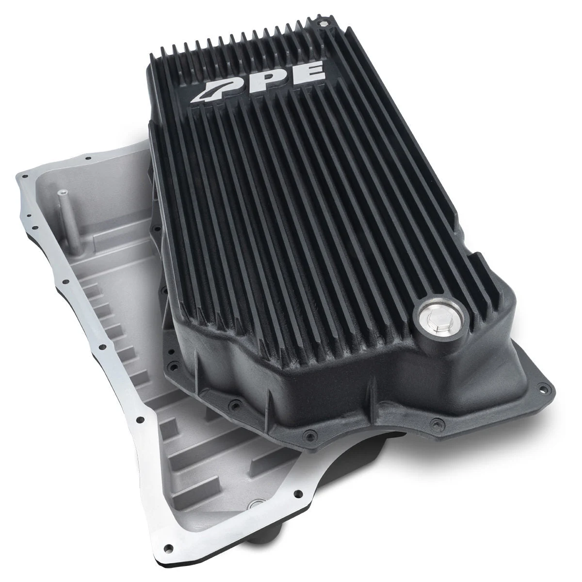 PPE 128051420 - 2020-2023 GM 6.6L Duramax w/ 10L1000 Transmission - Heavy-Duty Cast Deep Transmission Pan Black