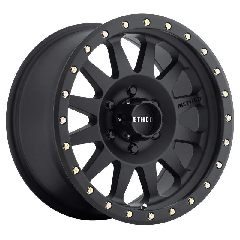 Method Wheels MR30451060550N - Aluminum Wheels 15x10 Double Standard MR304 Bolt Pattern 6 On 139.7 Offset -50 Lip Size 5.43 Matte Black MB Method