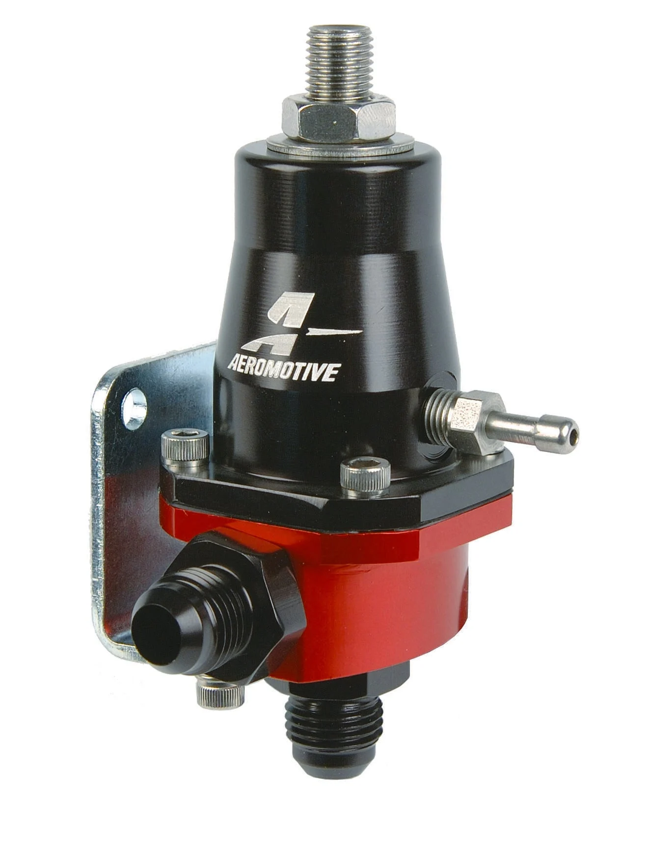 Aeromotive 13105 - Compact Billet Adjustable EFI Regulator - (1) AN-6 Male Inlet and Return