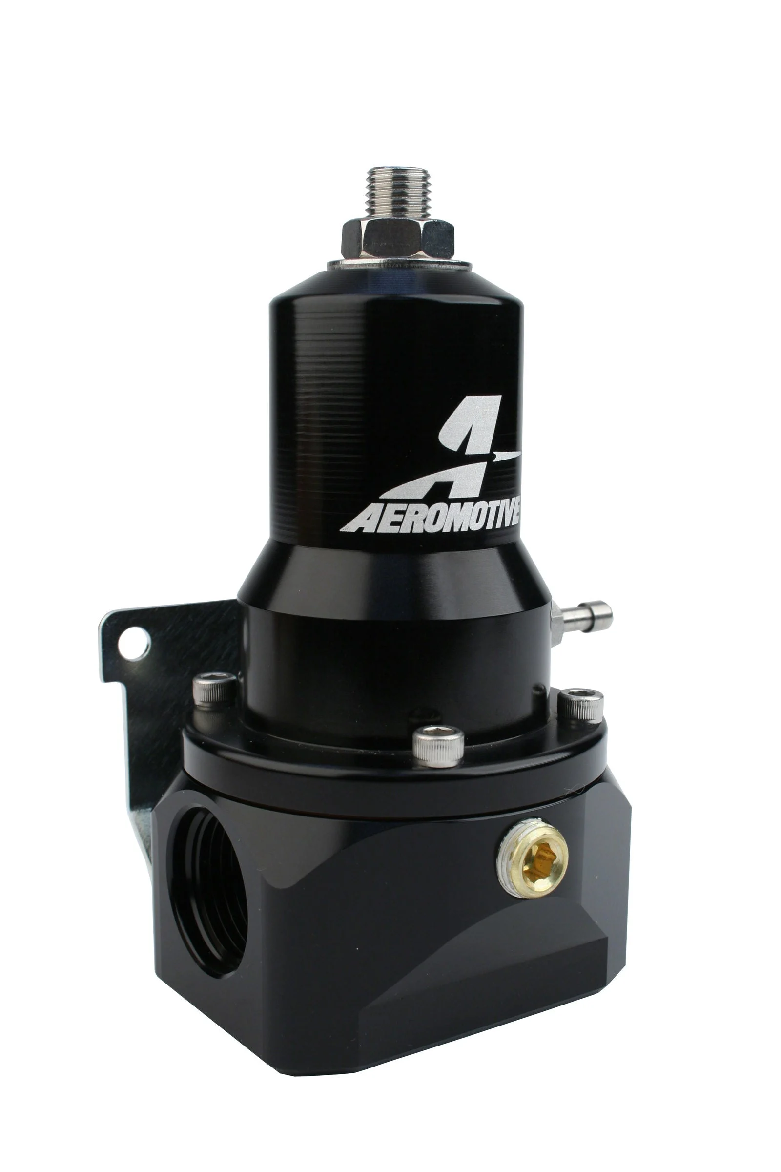 Aeromotive 13132 - Regulator - 30-120 PSI - .500 Valve - 2x AN-10 Inlets / AN-10 Bypass