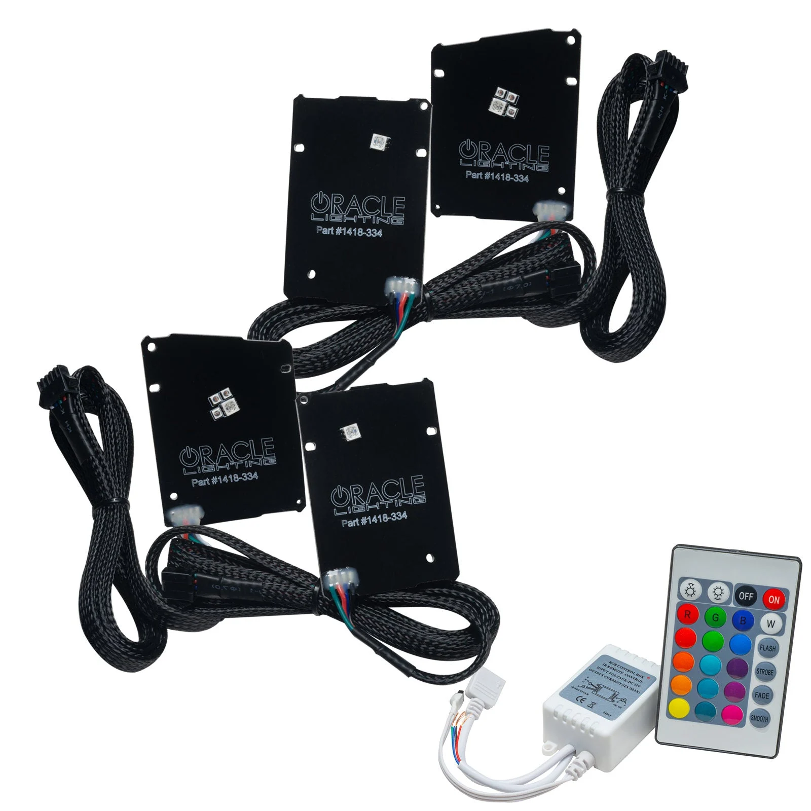 ORACLE Lighting 1418-504 - 19-21 Chevy Camaro LS/LT RGB+A Headlight DRL Kit - w/ Simple Controller