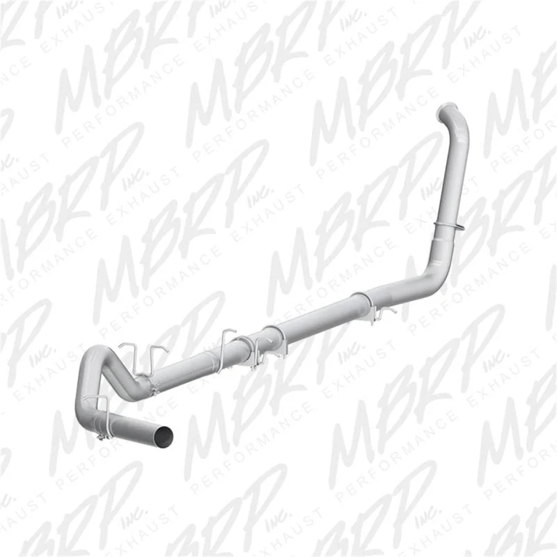 MBRP S6212PLM - 4 Turbo Back Single Side Exit No Muffler Inch For 03-07 Ford F-250/350 6.0L, Extended Cab/Crew Cab
