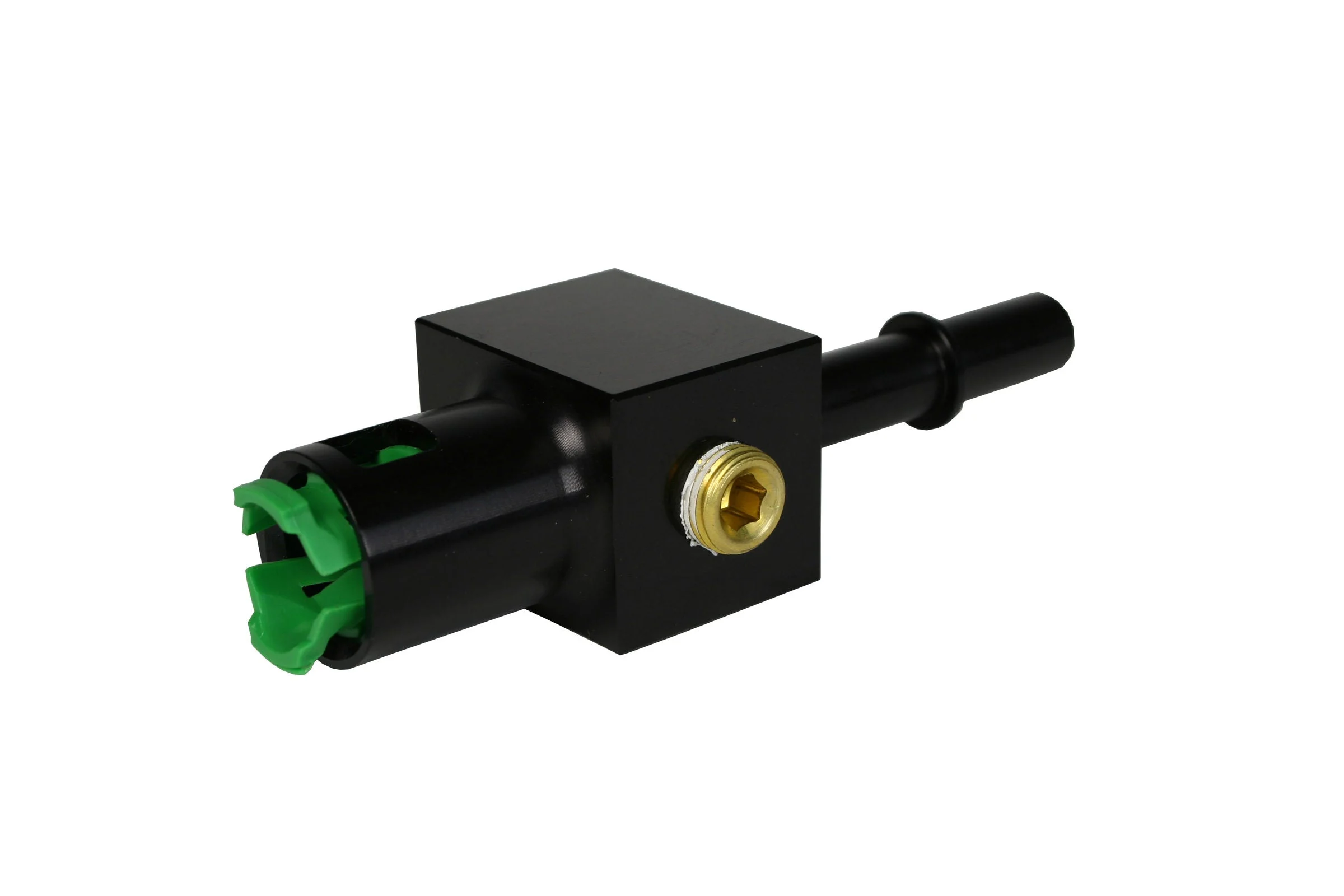Aeromotive 15121 - 3/8in Quick Connect with AN-08 port and 1/8in gauge port