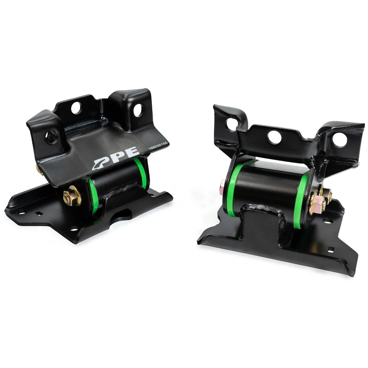 PPE 168030150 - 2001-2010 GM 6.6L Duramax Engine Mount Kit 50 Hardness Green