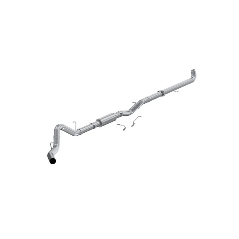 MBRP S6005P - 2001-2004 Chevrolet/GMC Silverado/Sierra 2500/3500 6.6L EC/CC 4 Inch Downpipe-Back Single Side Exit Aluminized Steel
