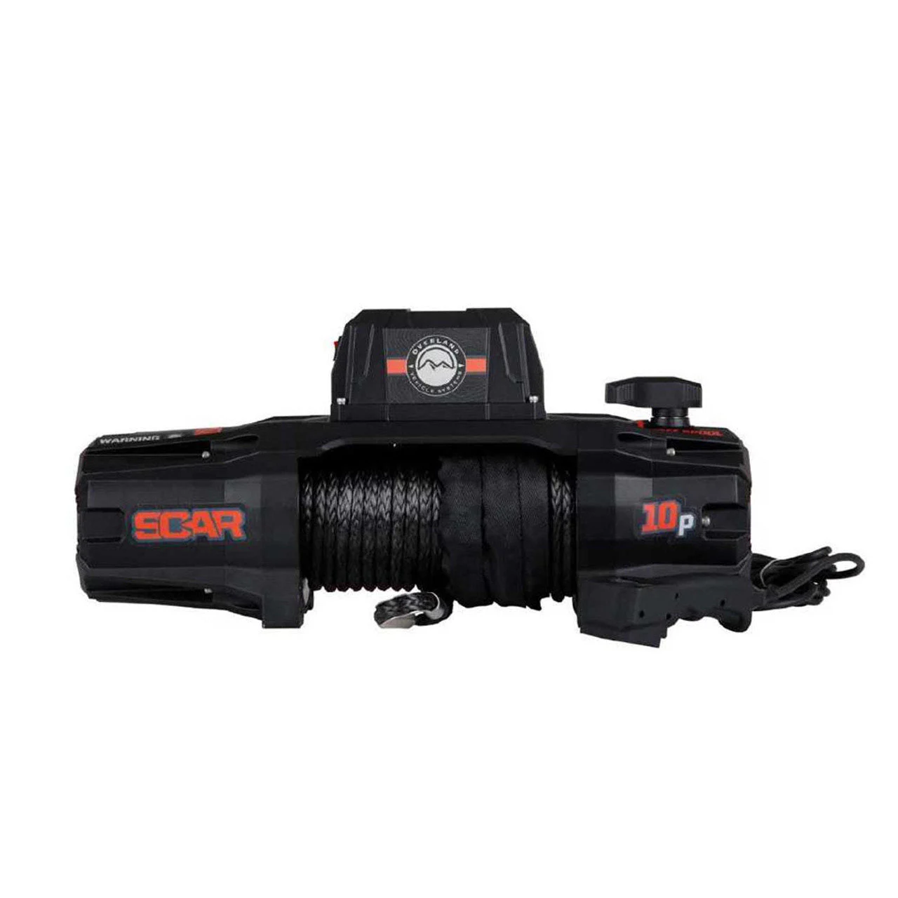 Overland Vehicle Systems 19099901 - SCAR 10P - 10,000 lb. Winch With Synthetic Rope and Wireless Remote