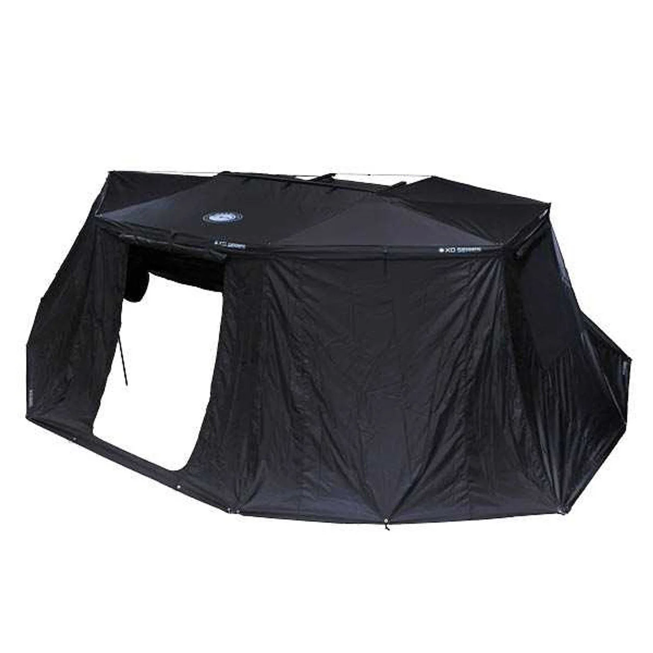Overland Vehicle Systems 19690010 - XD Nomadic 270 - Awning, Lights, Black Out, Wall Kit, Passenger Side, Black Body, Black Trim and Black Travel Cover