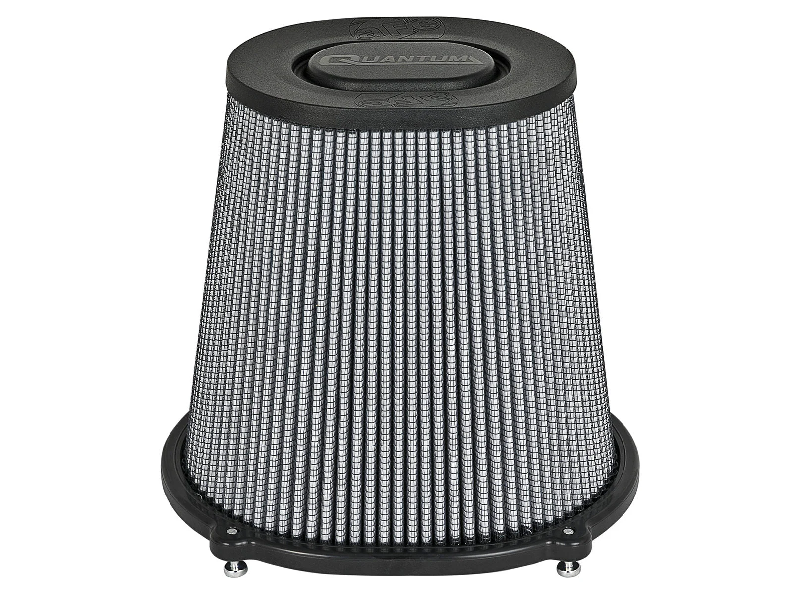 aFe Power 21-90098 - Quantum Pro DRY S Air Filter Flat Top - 5in Flange x 9in Height