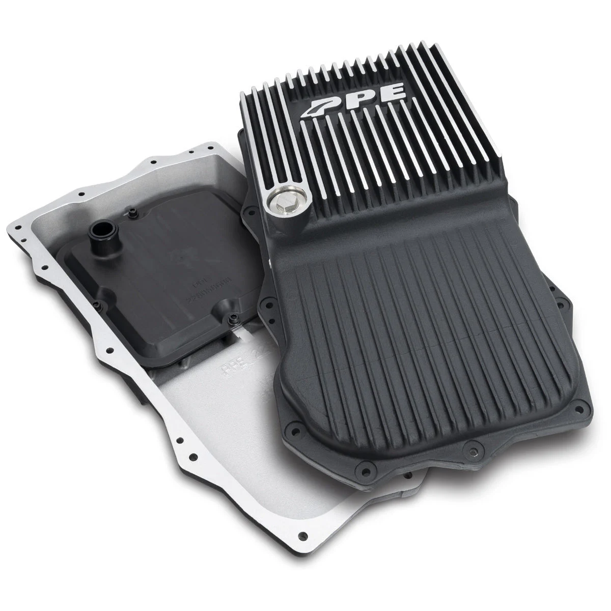 PPE 228153010 - 2018-2022 Jeep JL/JT 2.0L/3.0L w/ 850RE Trans Heavy-Duty Cast Aluminum Deep Transmission Pan Brushed