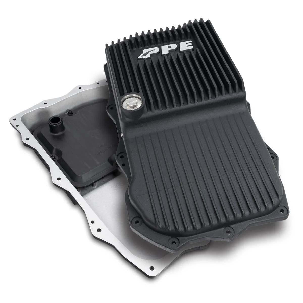 PPE 228153020 - 2018-2022 Jeep JL/JT 2.0L/3.0L w/ 850RE Trans Heavy-Duty Cast Aluminum Deep Transmission Pan Black