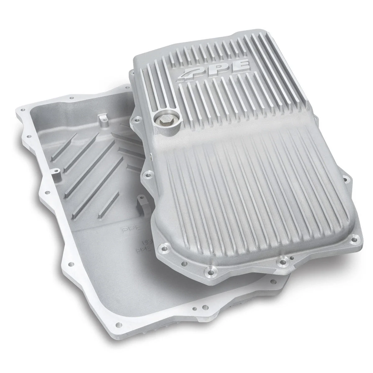 PPE 228153400 - 2018-2022 Jeep JL/JT 2.0L/3.0L w/ 850RE Transmission Heavy-Duty Cast Aluminum Transmission Pan Raw