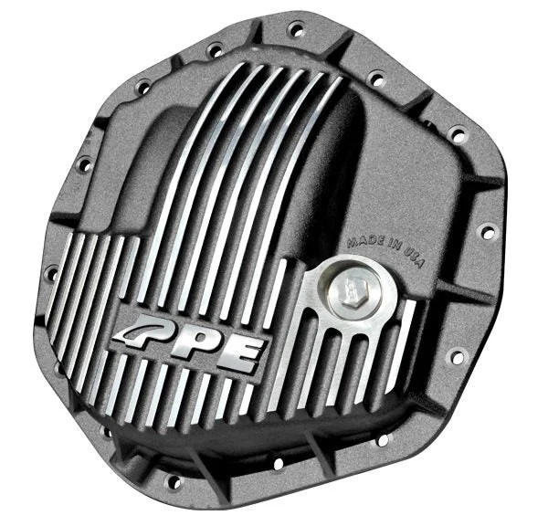 PPE 238051010 - Heavy Duty Cast Aluminum Rear Differential Cover GM/Ram 2500/3500 HD Brushed  Diesel