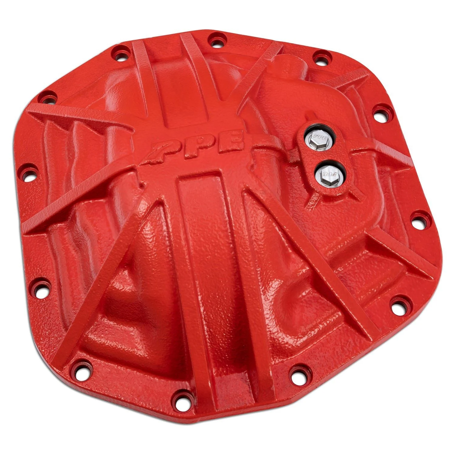 PPE 238053212 - 2018-2023 Jeep JL/JT/Ford Bronco Dana-M220 Heavy-Duty Nodular Iron Rear Differential Cover Red  Diesel