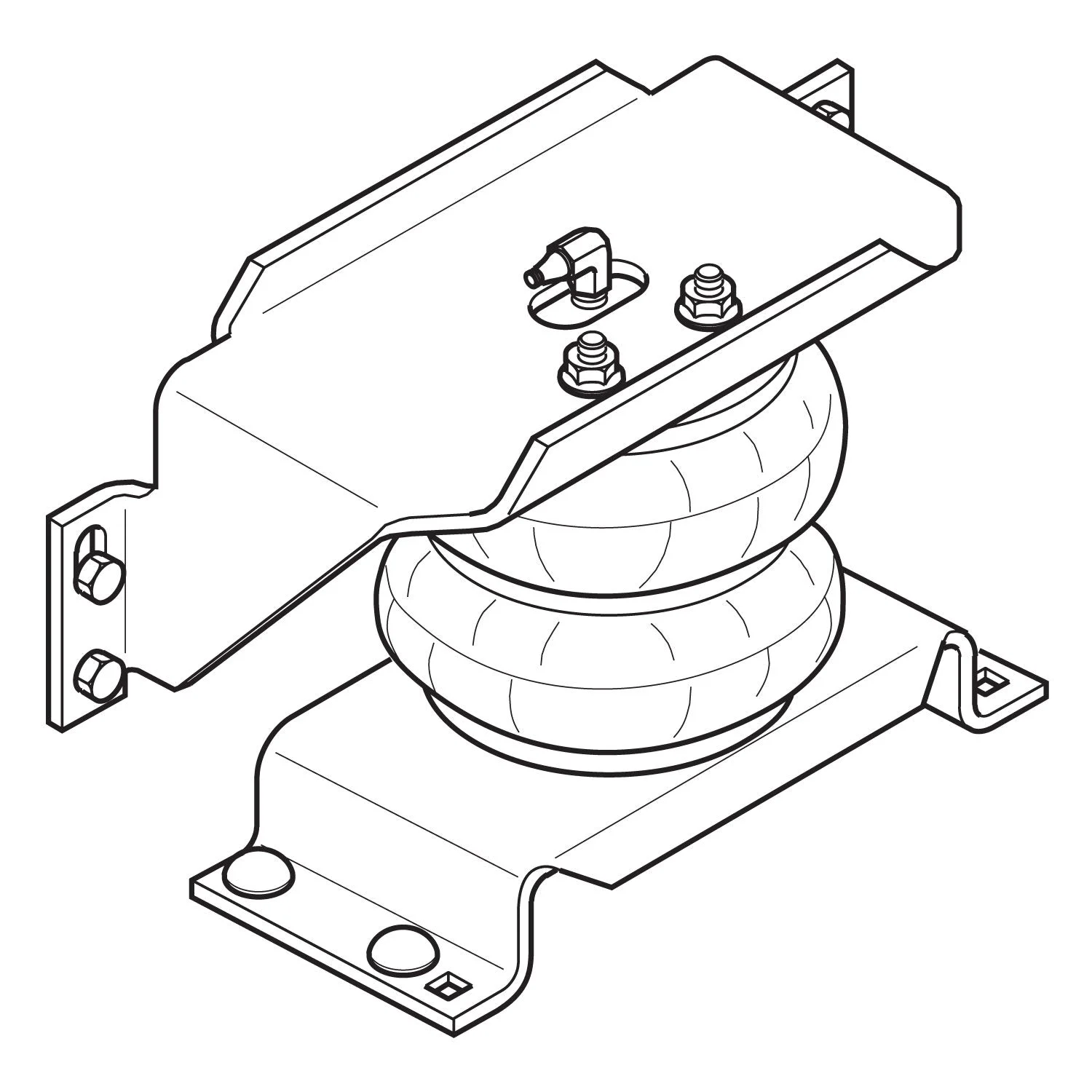 Firestone 2478 - Ride-Rite Air Helper Spring Kit Front 07-17 Dodge RAM 3500HD Cab 2WD/4WD (W21760)
