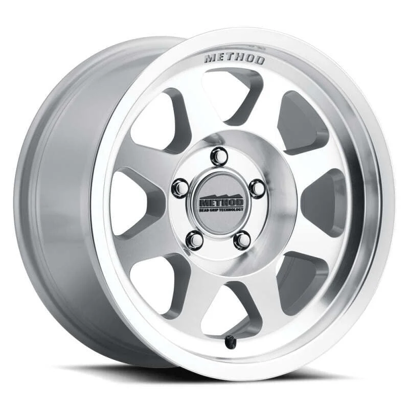 Method Wheels MR70178587300 - Method MR701 Bead Grip 17x8.5 0mm Offset 8x170 130.81mm CB Machined/Clear Coat Wheel