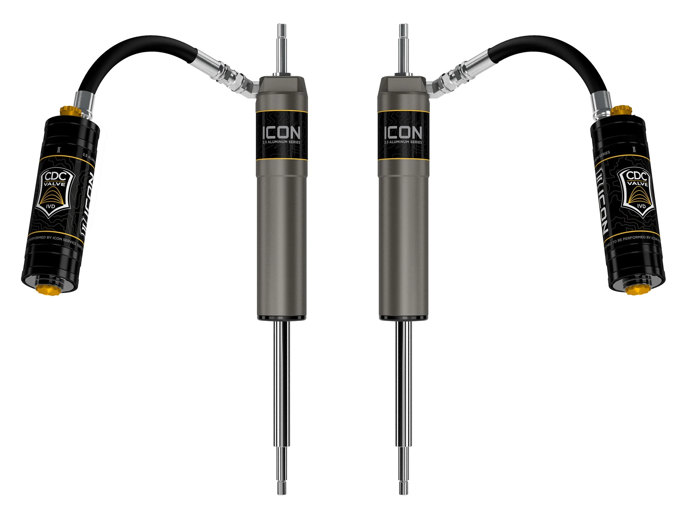 Icon 87842CP - 1997+ Nissan Patrol (Y61) Front 2.5 Series Shocks VS RR CDCV - Pair
