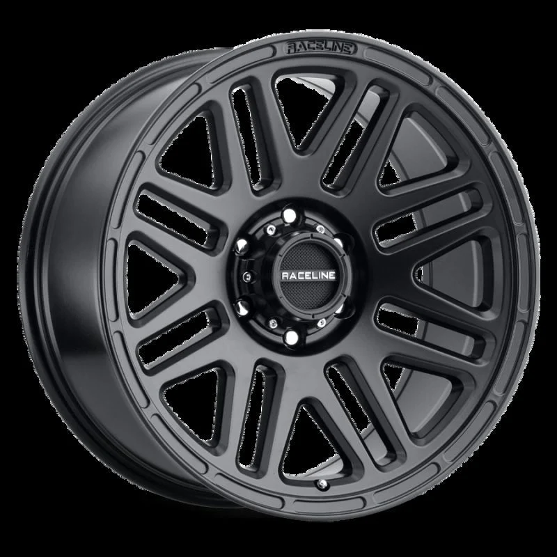 Raceline 944B-89081-12 - 944B Outlander 18x9in / 8x170 BP / -12mm Offset / 125.2mm Bore - Satin Black Wheel