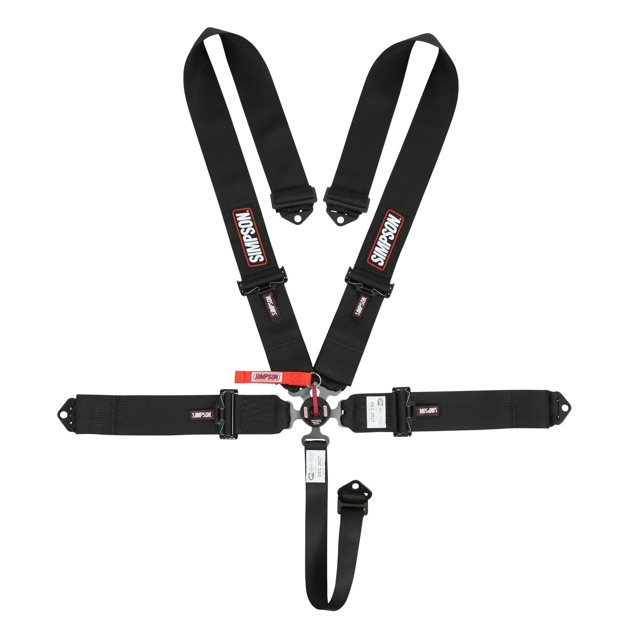 Simpson Safety 29110BKL1X - Simpson Racing 3" Camlock Harness