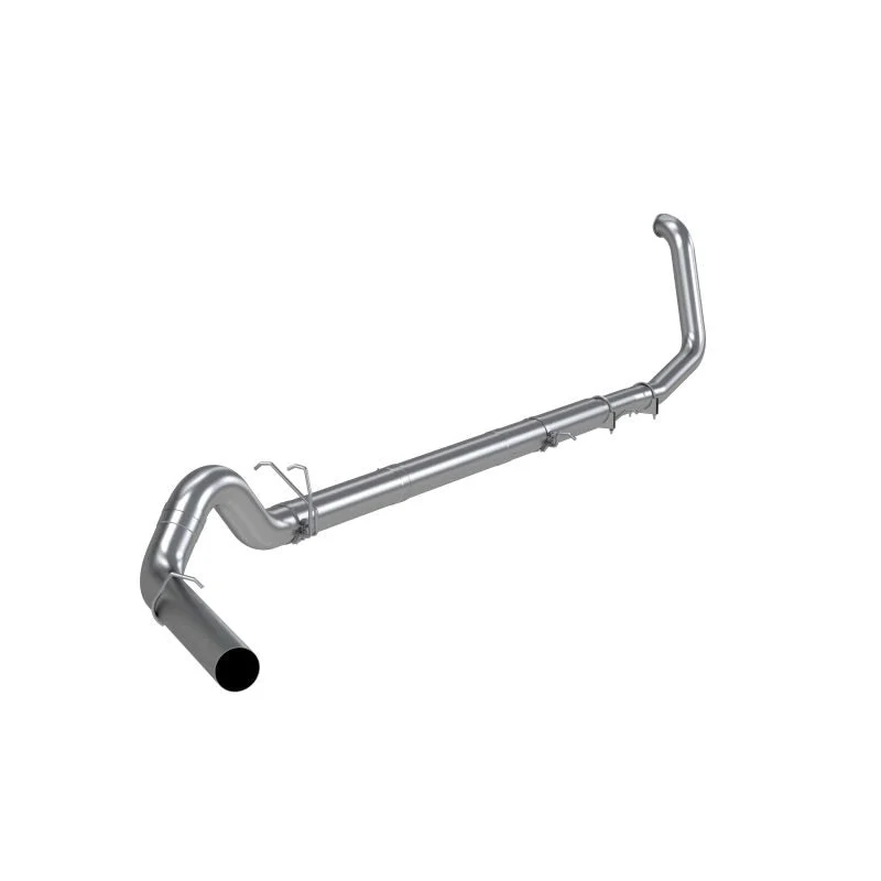 MBRP S62220PLM - 5 Inch Turbo Back Off Road Single No Muffler Aluminized Steel For 99-03 Ford F-250/350 7.3L