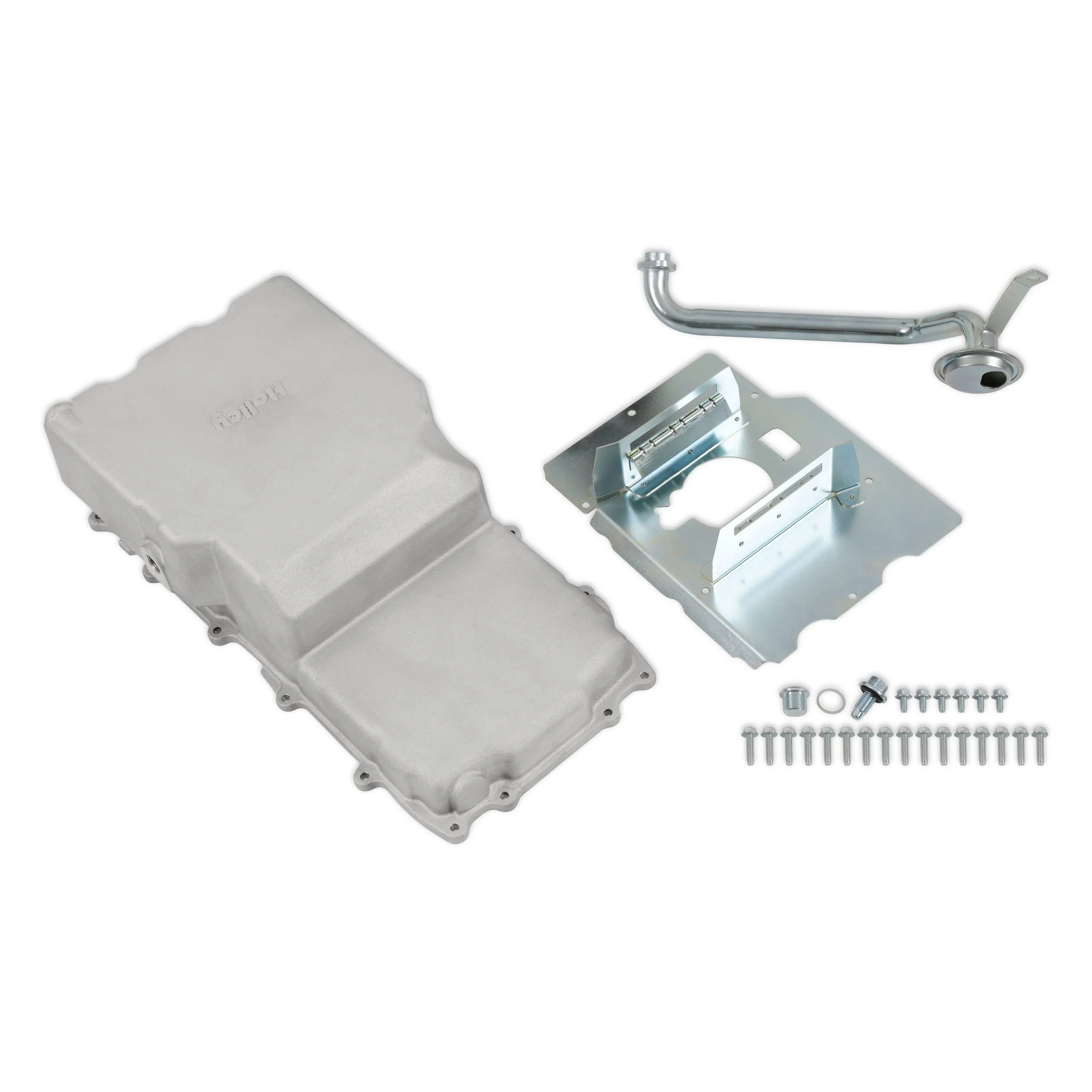 Holley 302-80 - Cast Aluminum Rear Sump Oil Pan - Ford Coyote Swap
